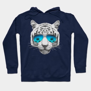 Tiger with sunglasses Hoodie